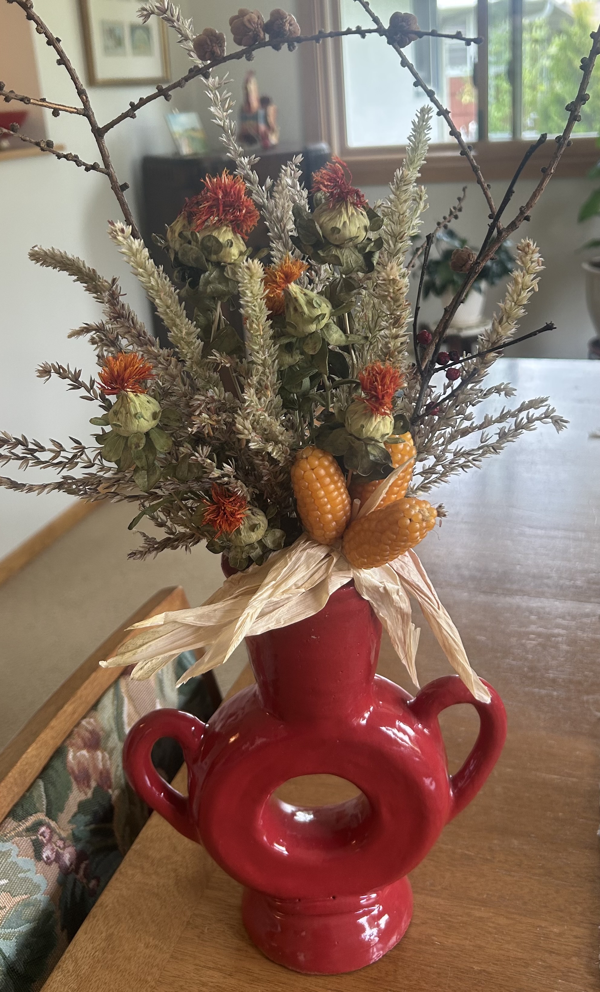 [Lori Brandt Anderson Crops in Red Vase image]